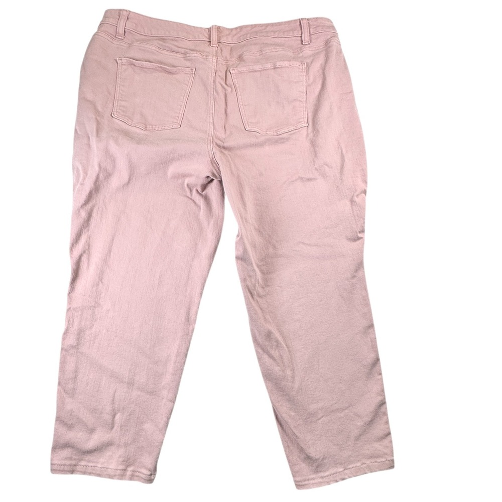 Talbots Blush Pink Cropped Straight-Leg Pants